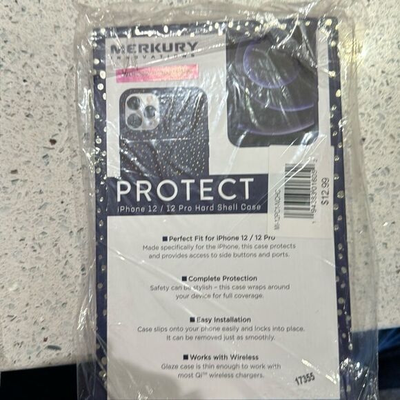 Merkury Navy iPhone 12/12 Pro Case - Picture 2 of 2